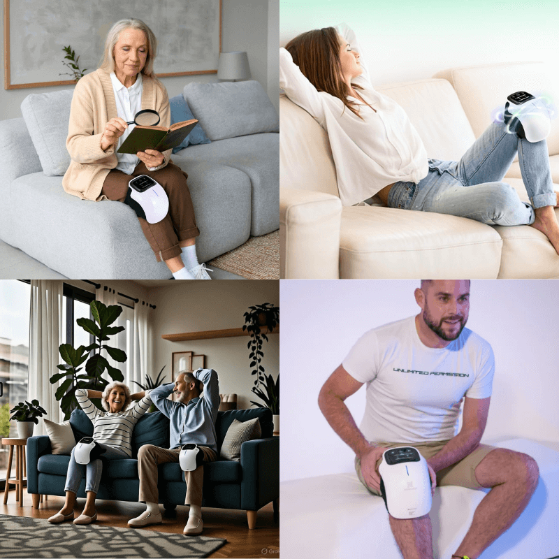 ComfortRelief™ KneeEase 3-in-1 Massager